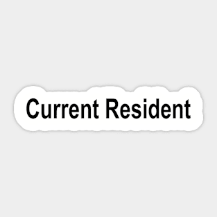 Current Resident Sticker